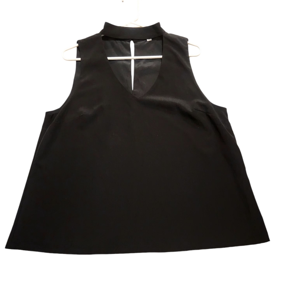 Halston Heritage Black Sleeveless Top